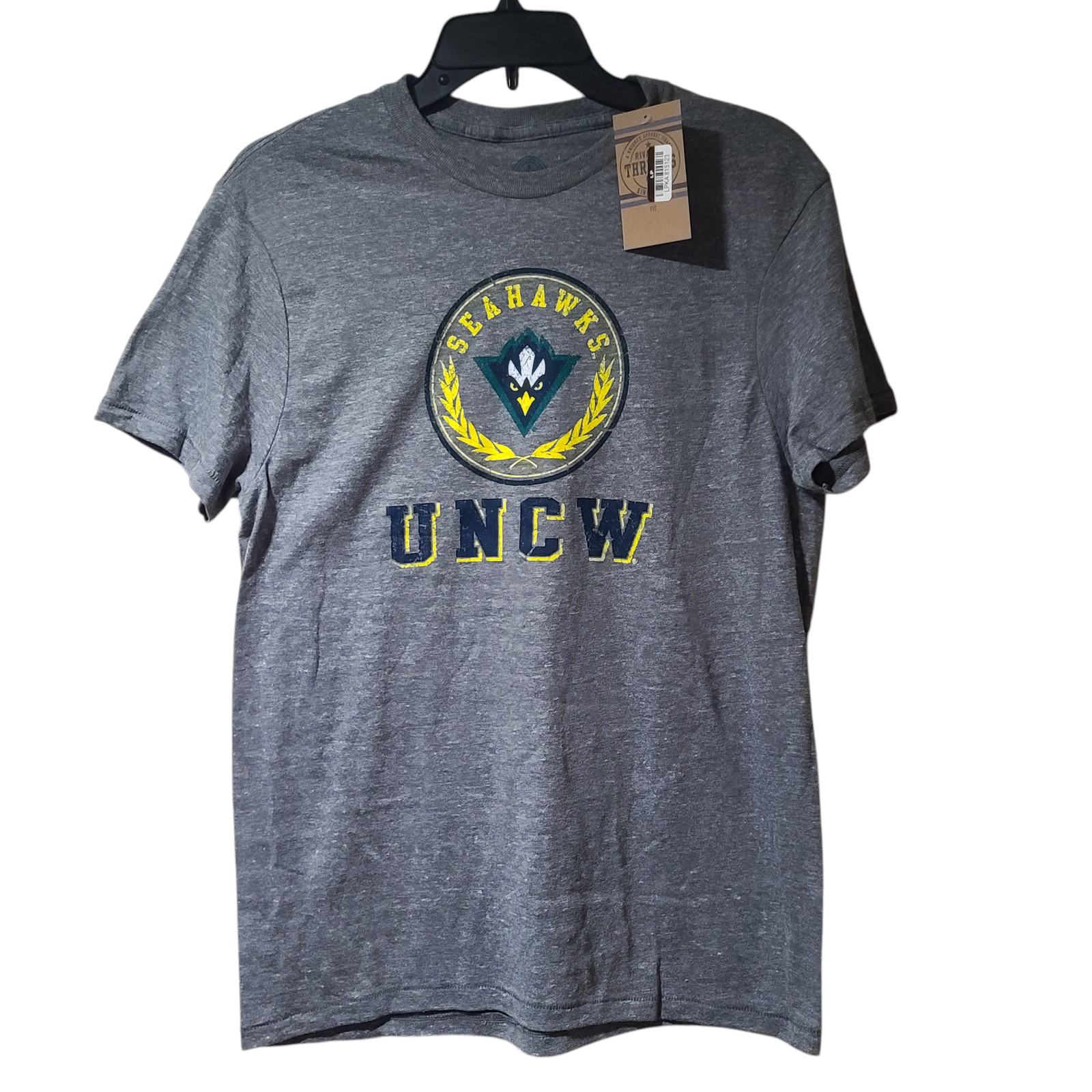 Rivalry Threads 91 Men's Gray UNCW Seahawks T-Shirt Medium  *NWT*