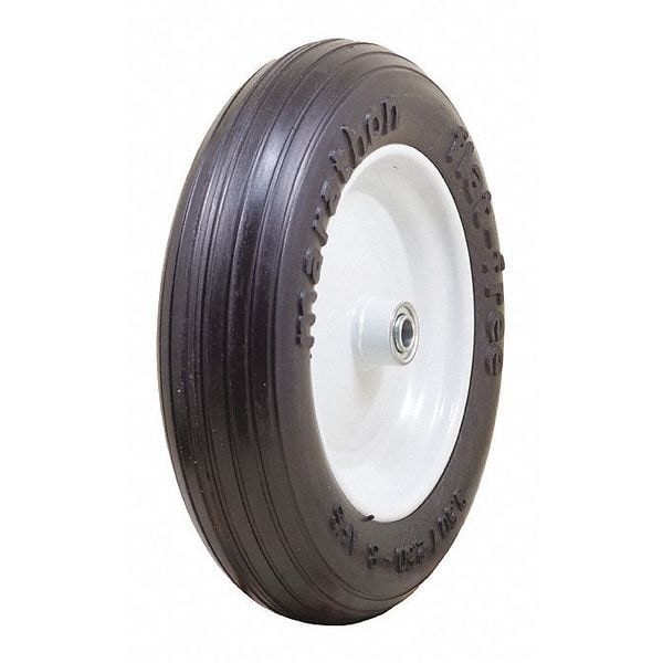 Solid Wheel, Ribbed, 275 Lb. Load Rating, 53Cm61