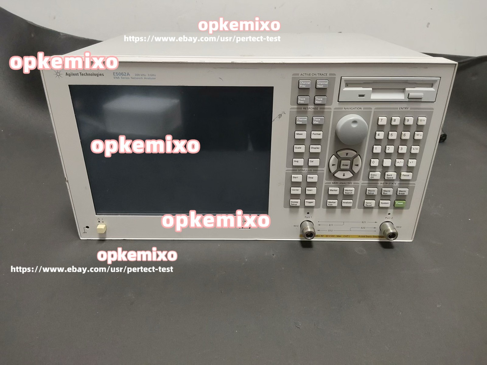 KEYSIGHT Agilent E5062A 300kHz-3GHz Vector network Analyzer /Good function