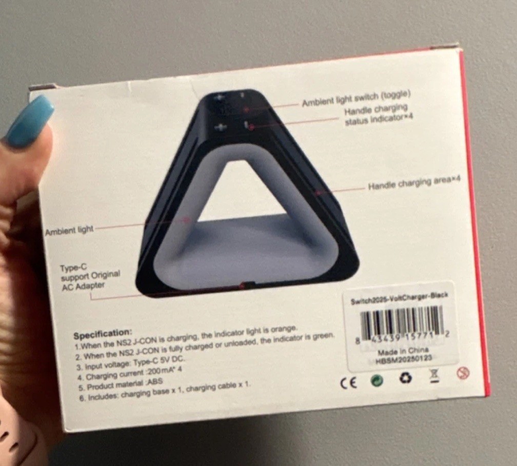 Nintendo Switch 2 Joy-con Charging Dock I-blason.