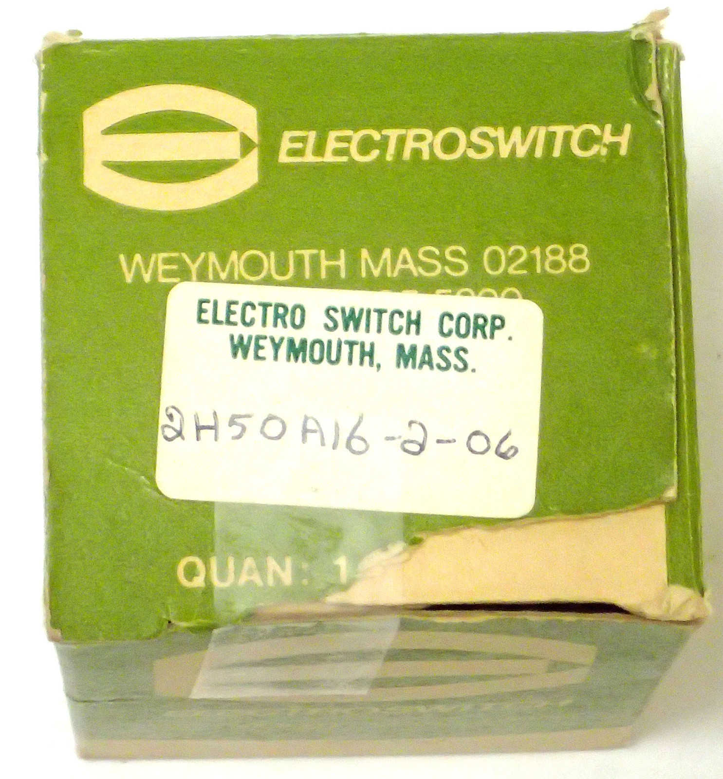 ELECTROSWITCH 2H50A16-2-06 ROTARY SWITCH, NOS