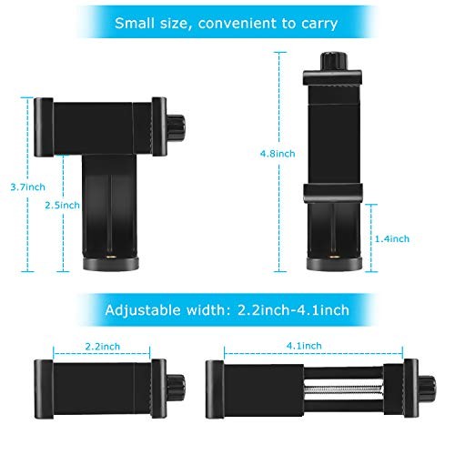 Premium Smartphone Holder/Vertical and Horizontal Tripod Mount Adapter