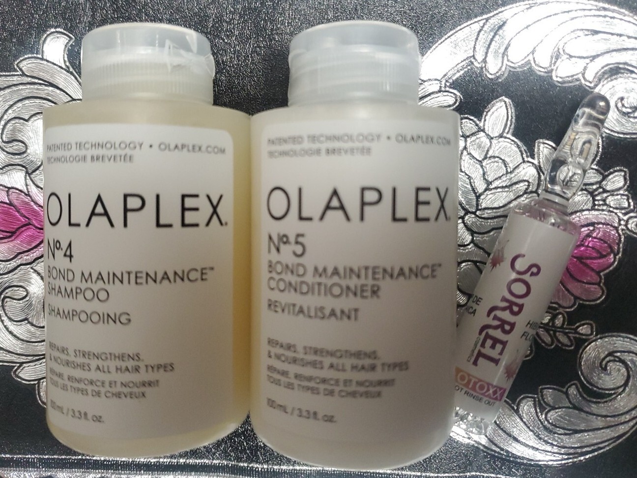 Olaplex  NO. 4 & 5-  3.3oz EACH 100% Authentic. DUO SPECIAL EDITION With AMP.