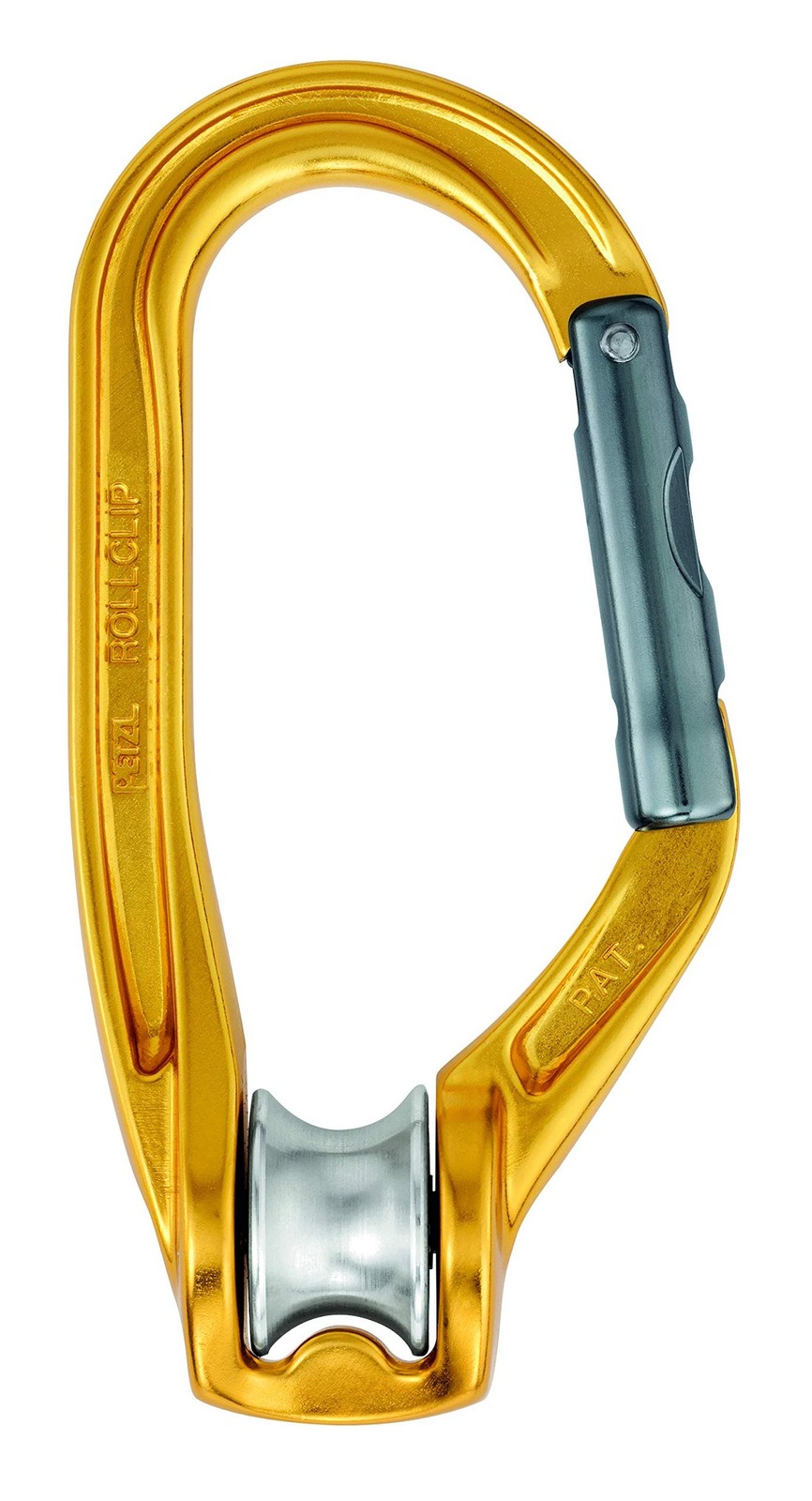 Petzl ROLLCLIP A Pulley Carabiner - Non-Locking (Gate Side Opening)