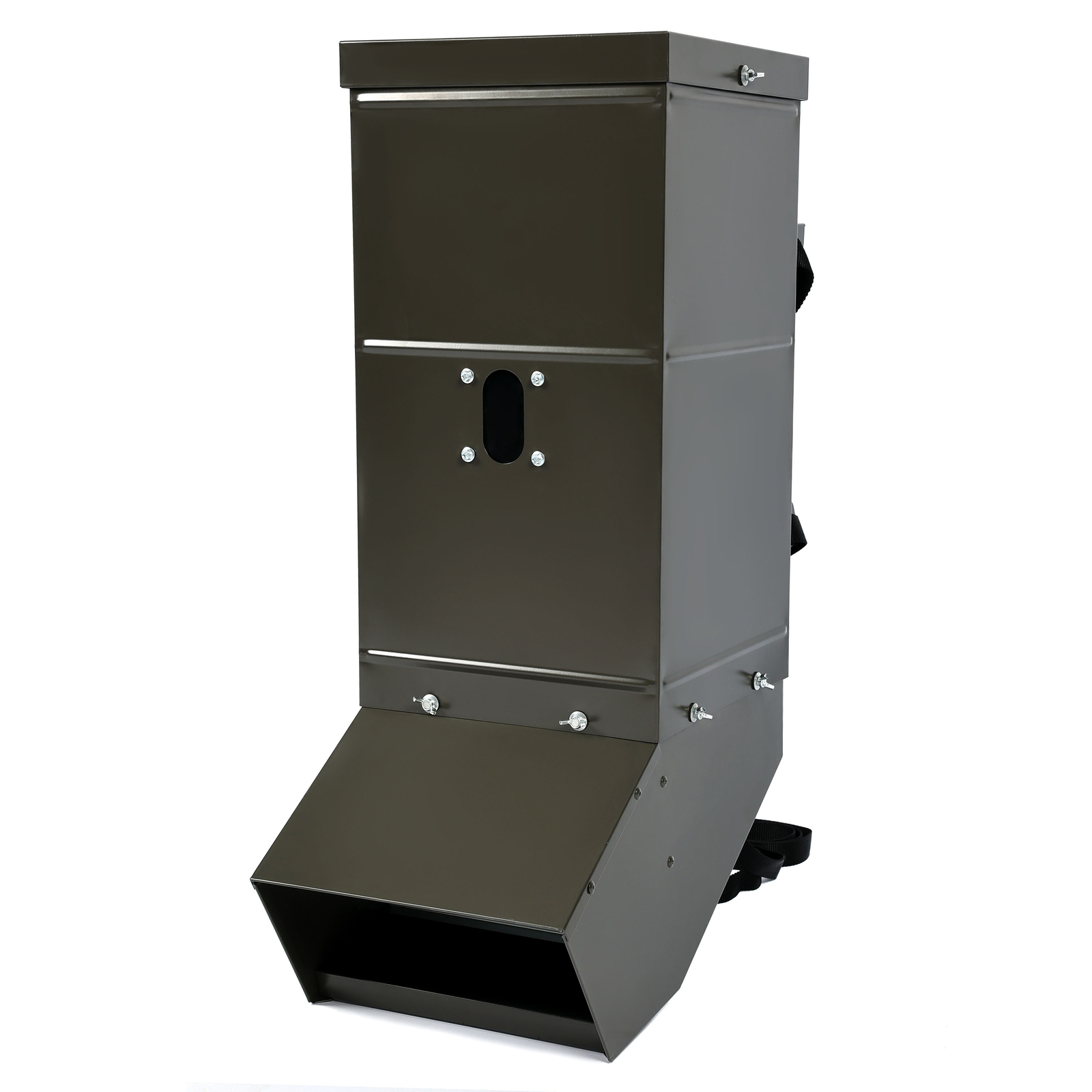 85lb Gravity Feeder Tree Post Mounting For Deer Turkey Big Wild Game Hunting