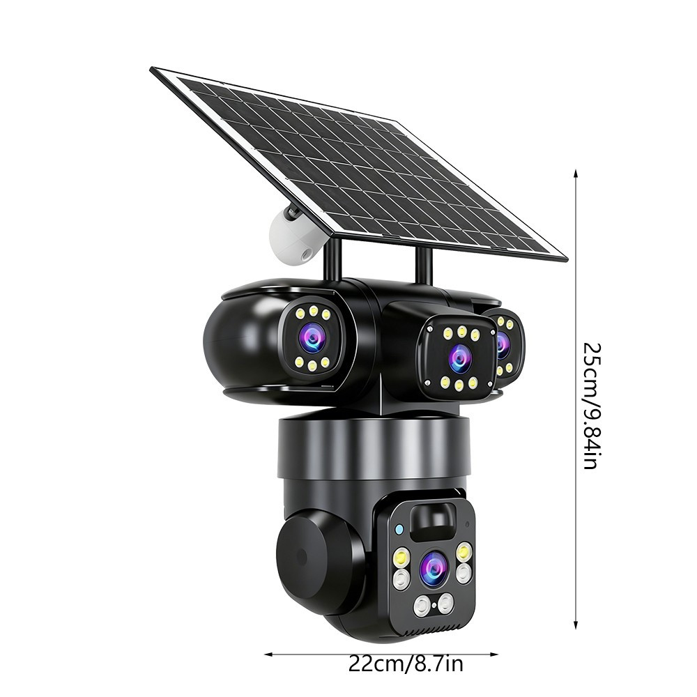 KEPEAK 15MP HD Solar-Powered Camera+32GB