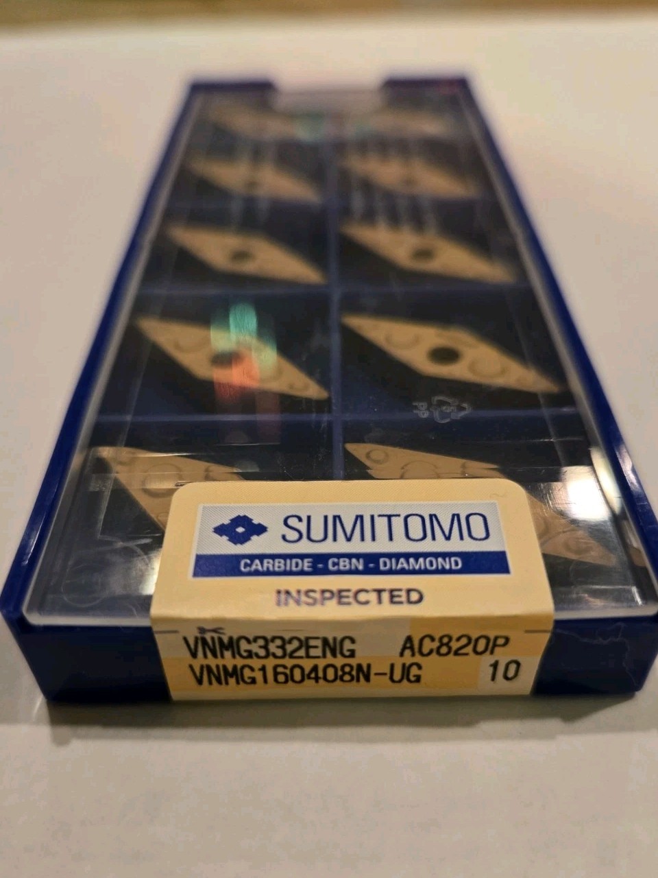 VNMG332ENG AC820P - SUMITOMO - 10 PACK-USA STOCK - NEW - VNMG160408N-UG AC820P