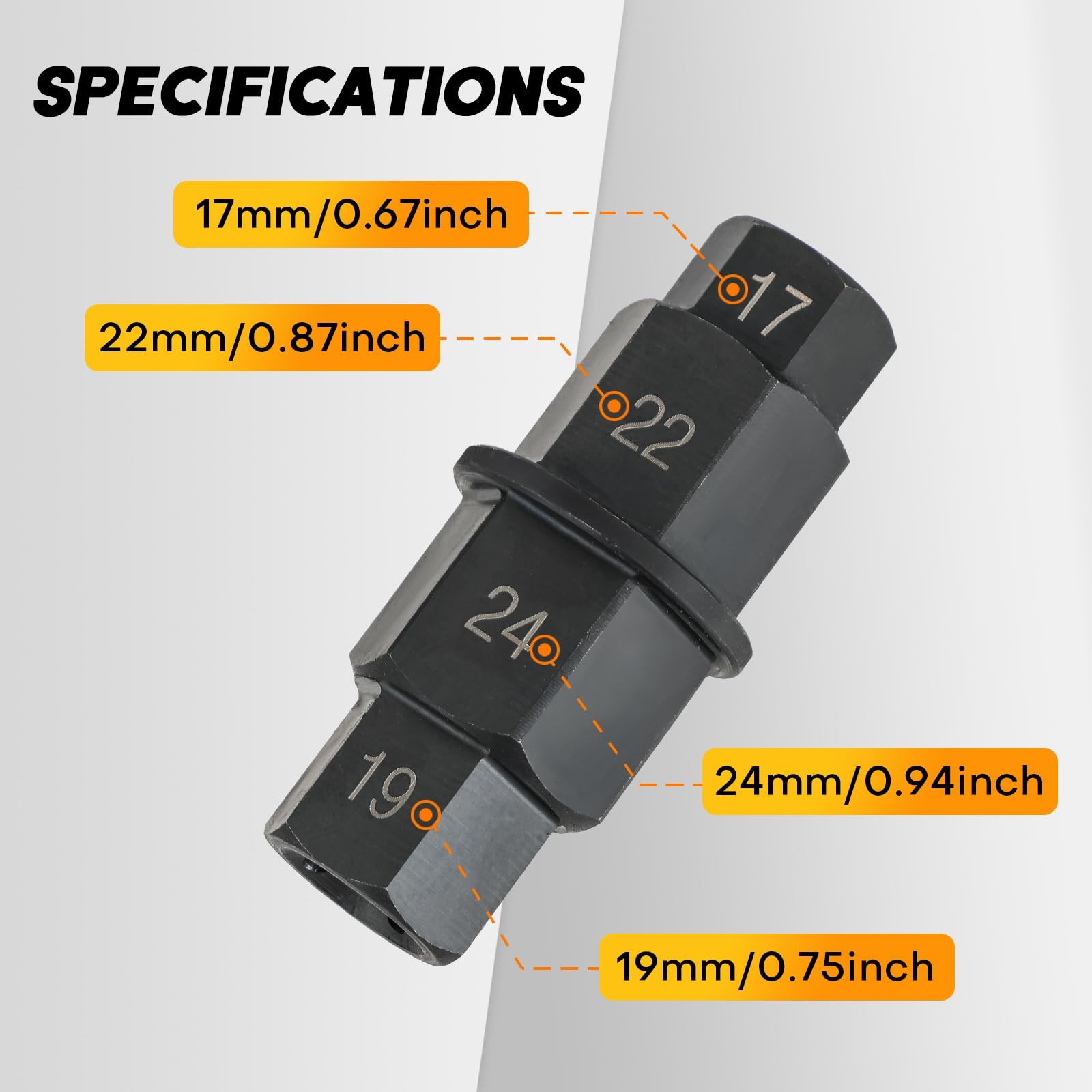 weyleity Hex Axle Motorcycle Tool | Allen Front Wheel Spindle Socket...