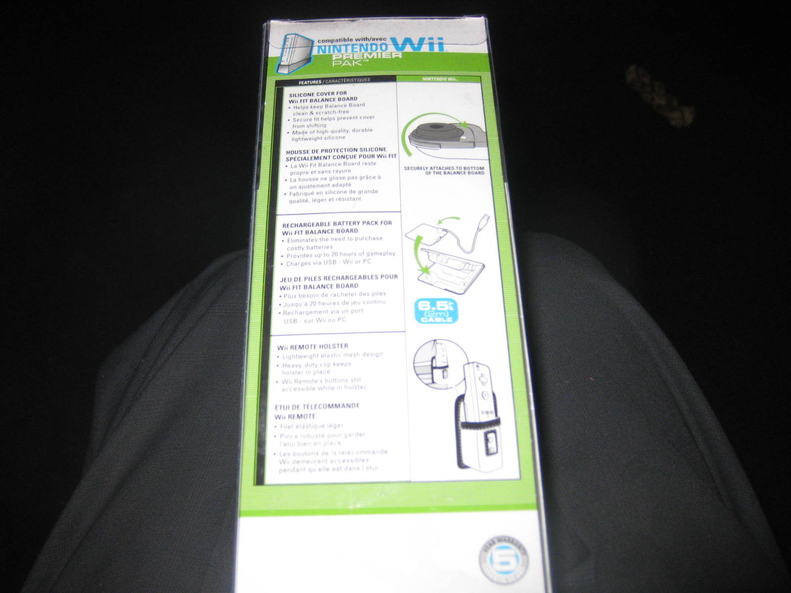 Madcatz Premier Pak Designed For NINTENDO Wii Fit Holster/Battery Pk/Cover NIB
