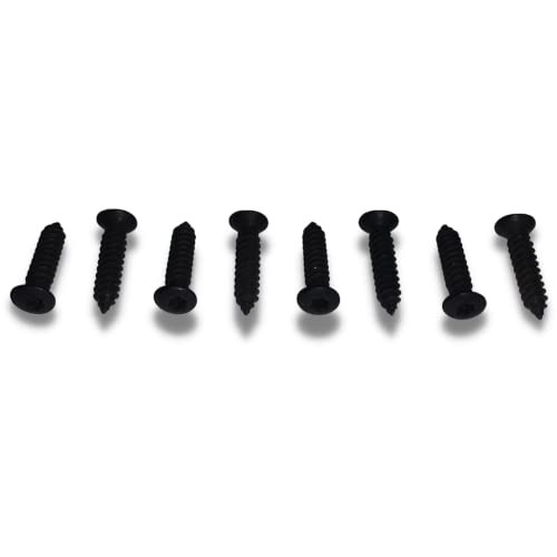8-Piece T15 Torx Oval #8 Head Black Head Light Bezel Marker Parking Lamp Turn