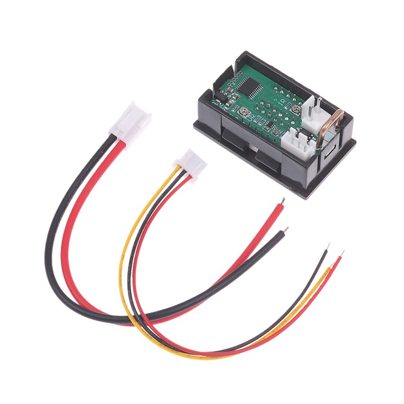 4 Digit 5 Wire Mini Digital Voltmeter Ammeter DC 100V 10A Voltmeter Ammeter