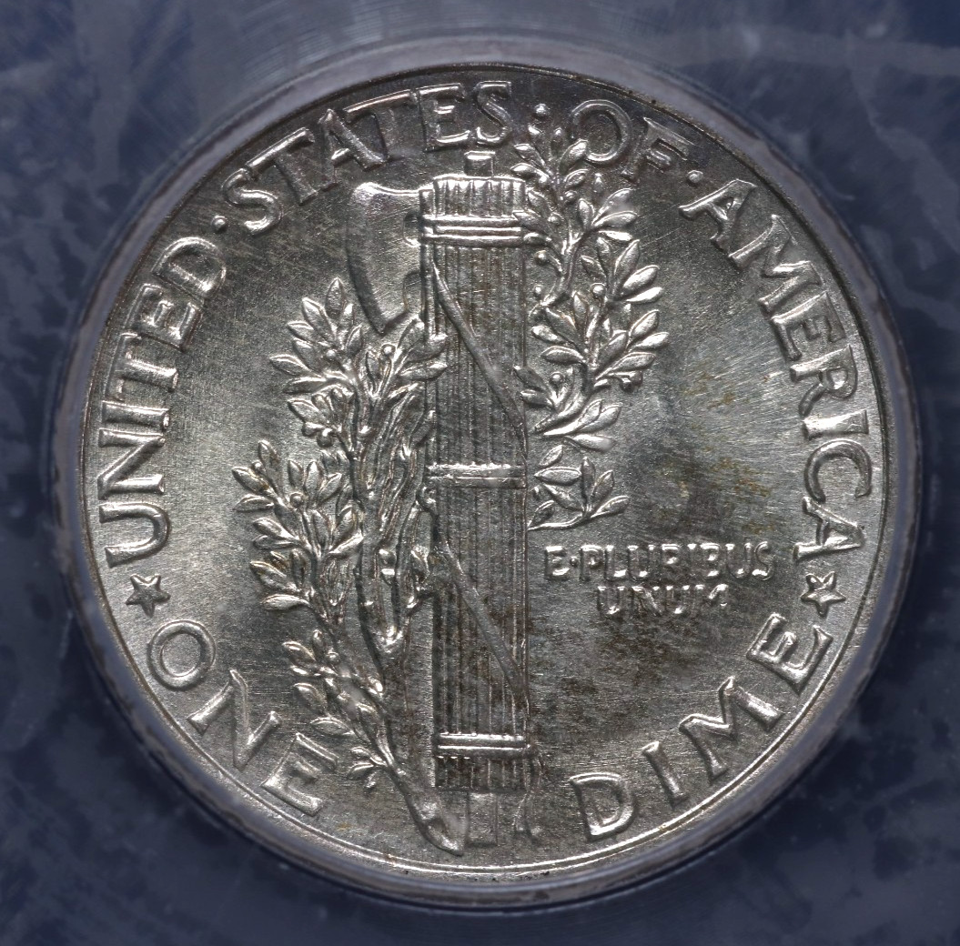 1937 Mercury Dime 10C ICG MS67 FB