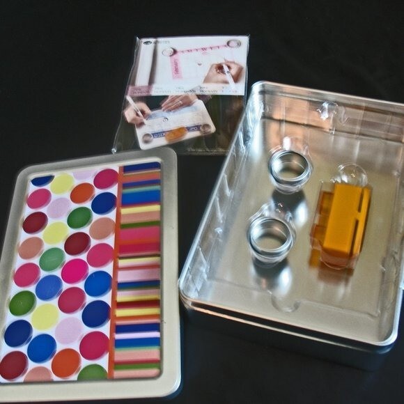 CREATIVE MEMORIES Mini Moments Tin with Sun/Swirl