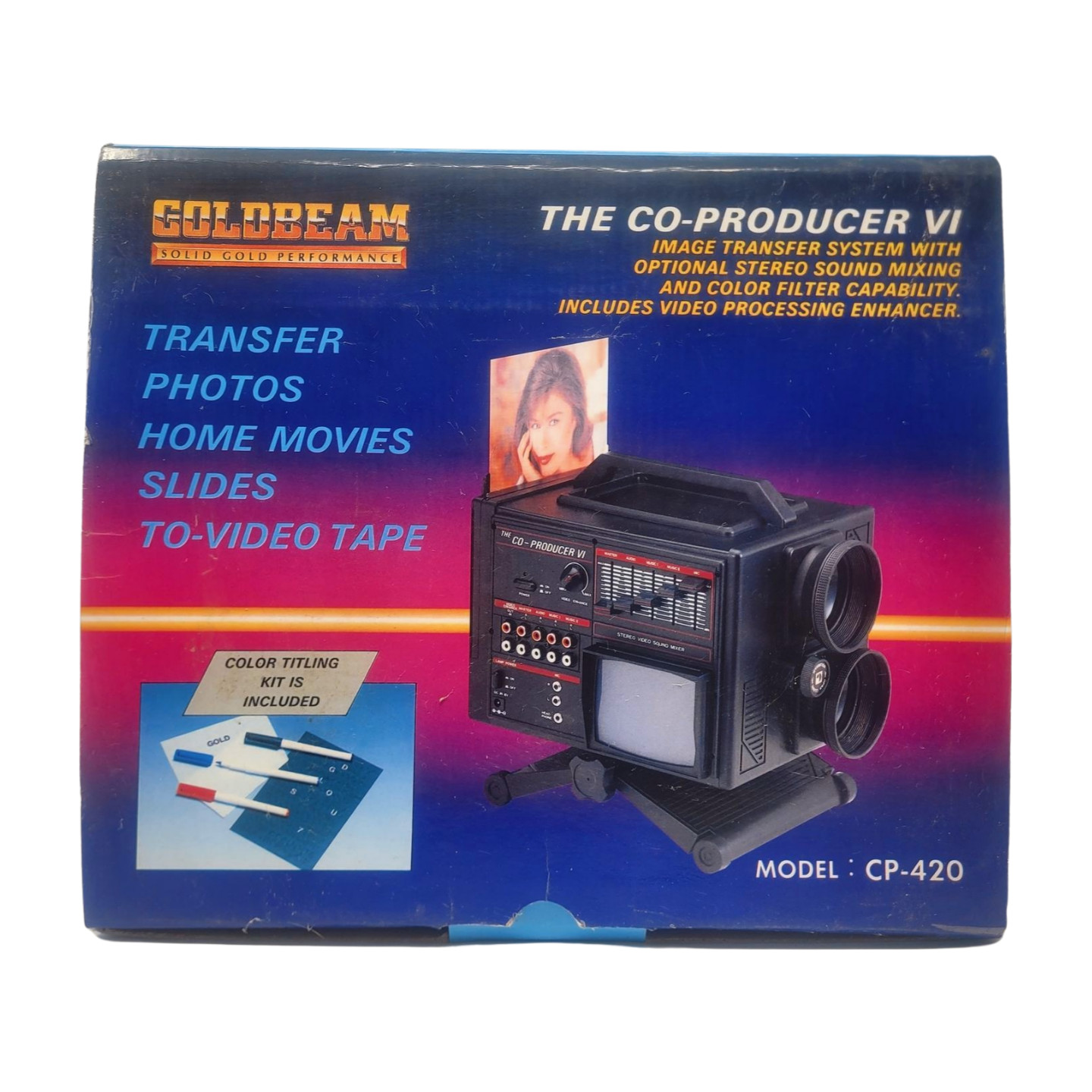 GOLDBEAM CO-PRODUCER VI All in One VIDEO PHOTO SLIDES TRANSFER - MODEL CP-420