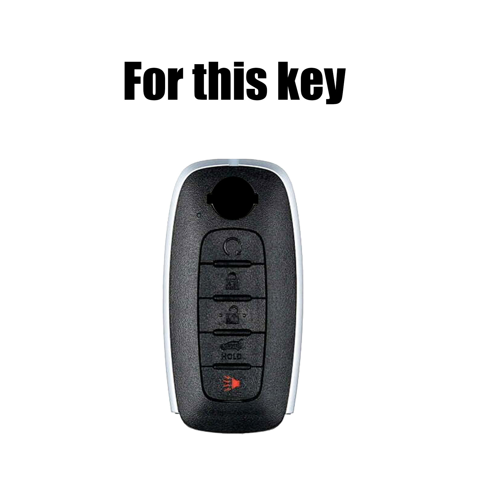 Remote 5 Button Key Cover Fob Case For Nissan Pathfinder Rogue Juke Altima Cube