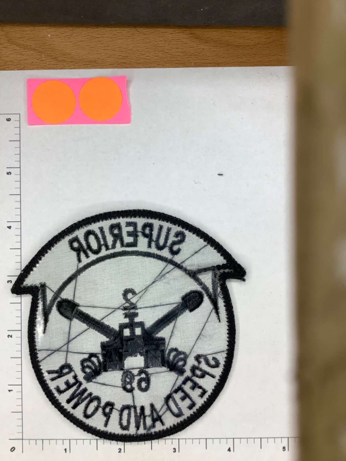 GERMAN MADE US ARMY 2/69 SPEED AND POWER SUPERIOR ARMOR PATCH