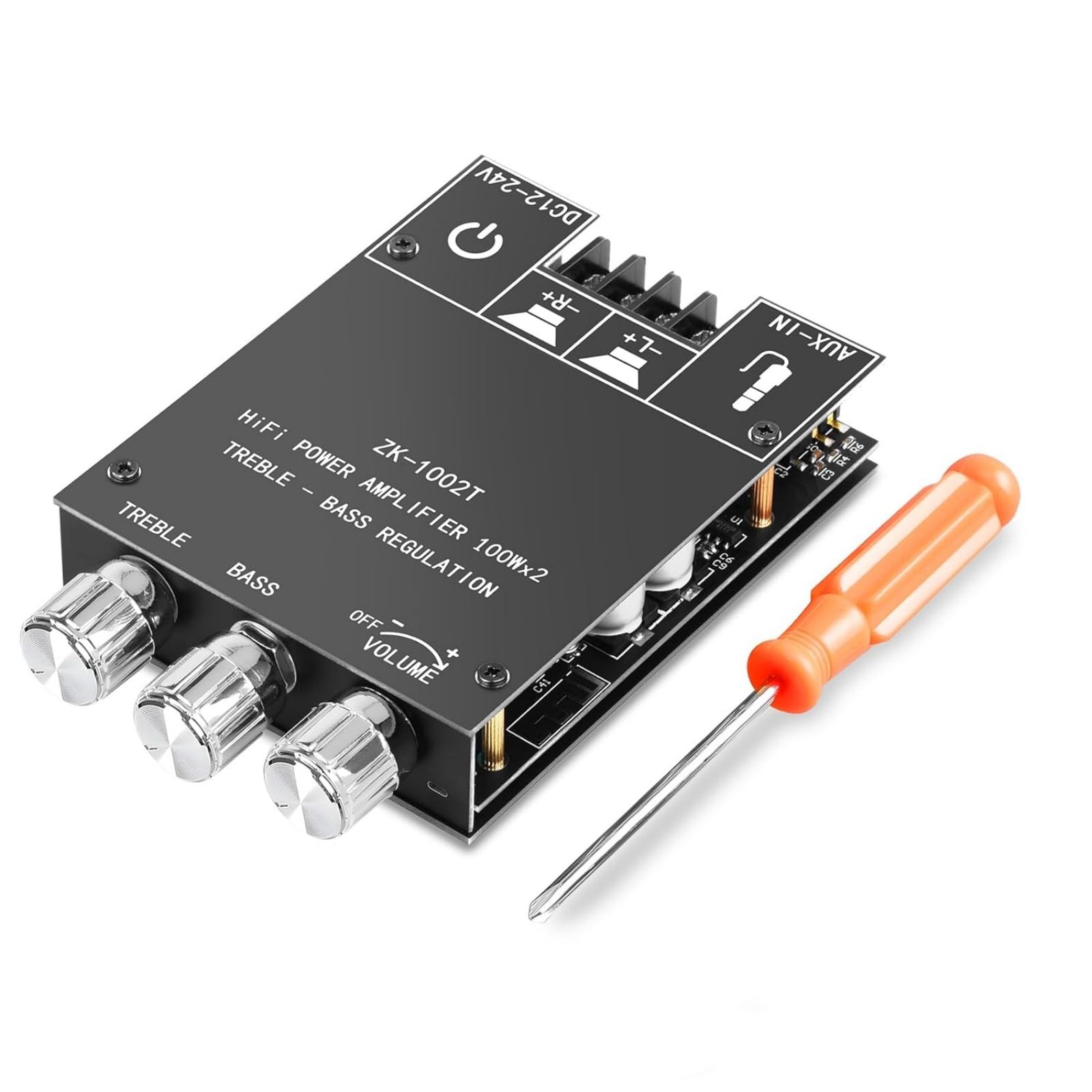 ZK-1002T 2.0 Channel Bluetooth 5.0 Amplifier Board 200W For Car Audio System