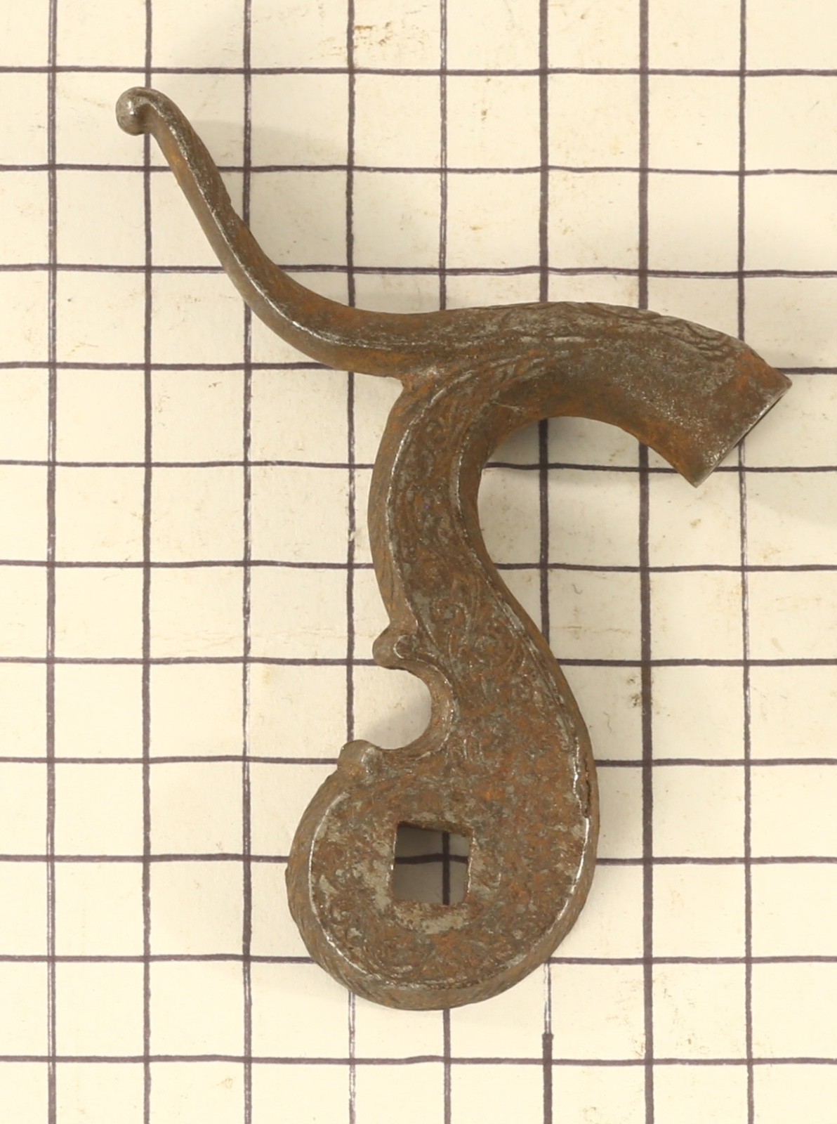 Percussion hammer for a Bedford County, Pennsylvania style firearm 128