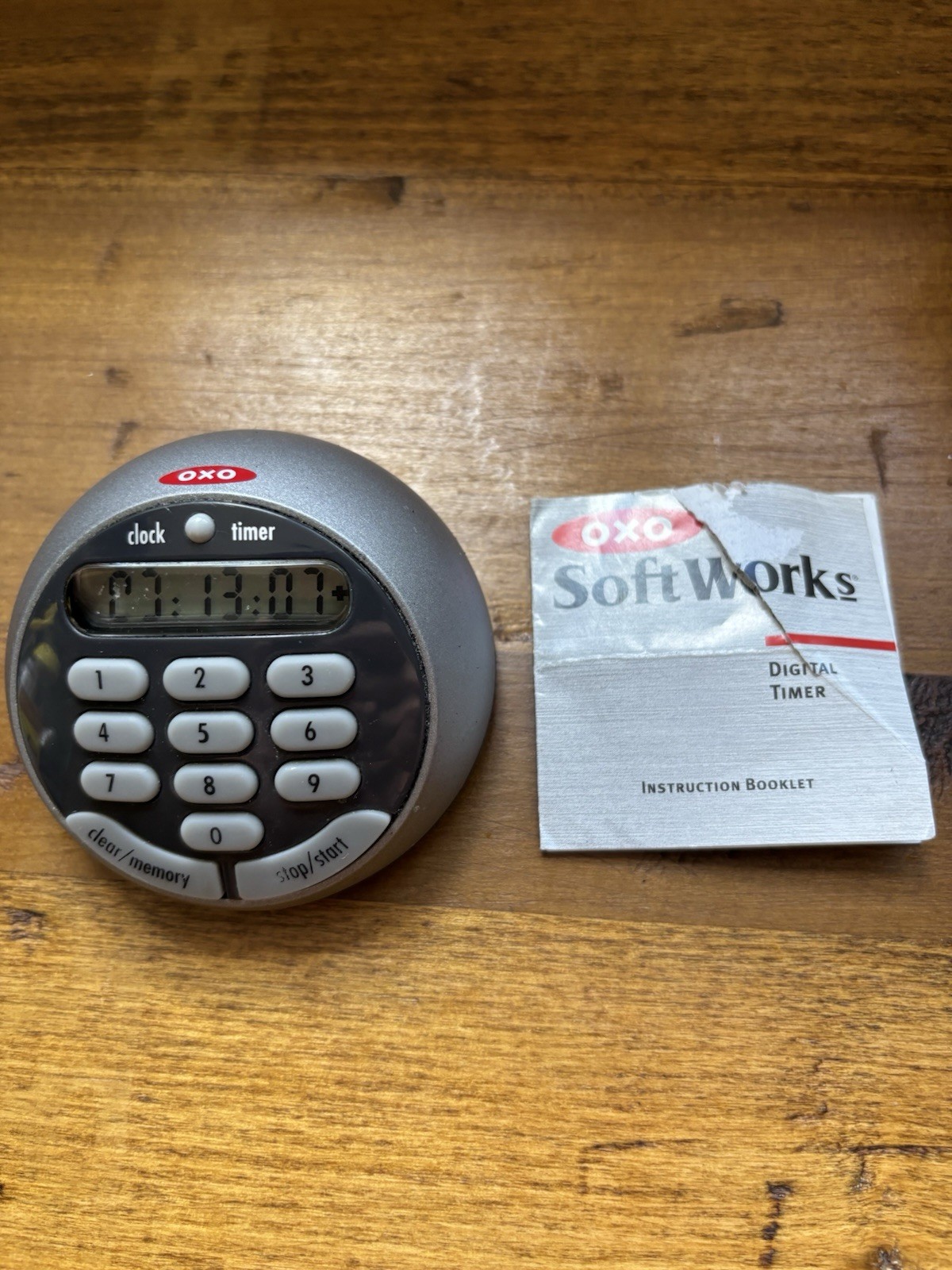OXO Good Grips Digital Kitchen Timer & Clock- Read Description