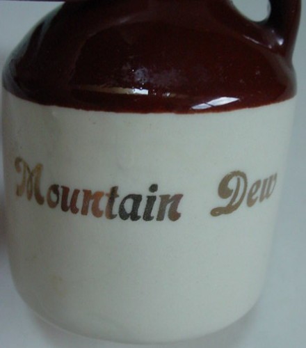 Mountain Dew PCA Stoneware mini jug with cork