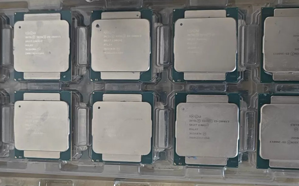 1pcs Intel Xeon E5-2666V3 SR1Y7 2.9GHz 10 Core LGA2011-3 Server CPU
