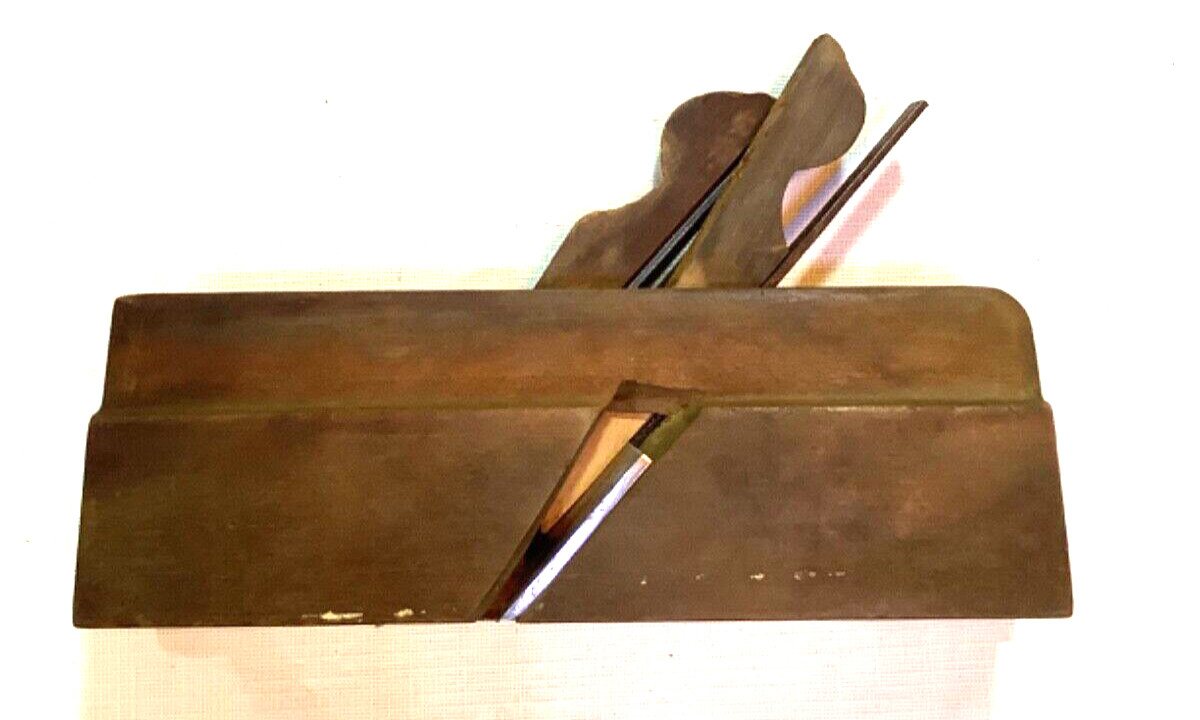Vintage Ohio tool 1-1/2" roundover wooden plane dual blade