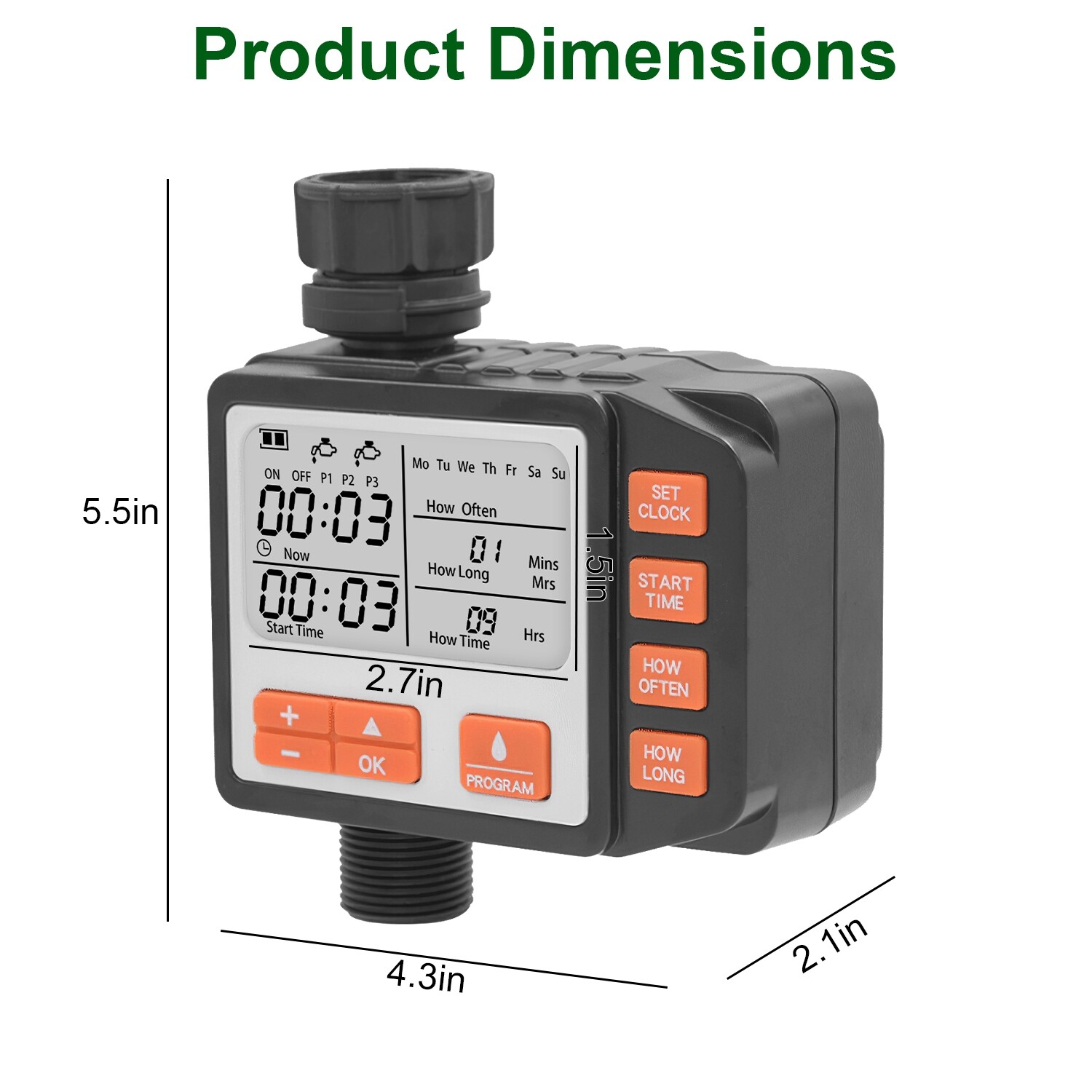 Sprinkler Timer Programmable Automatic Watering Irrigation System Controller