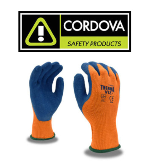 CORDOVA 3887 THERMA-VIZ HIGH VISIBILITY ORANGE GLOVES