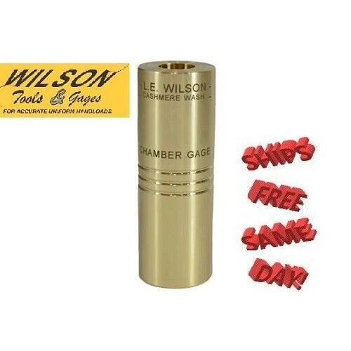 L.E. Wilson Minimum Chamber Gauge, Brass for 6.5 Grendel NEW!! # MDG-65GRN