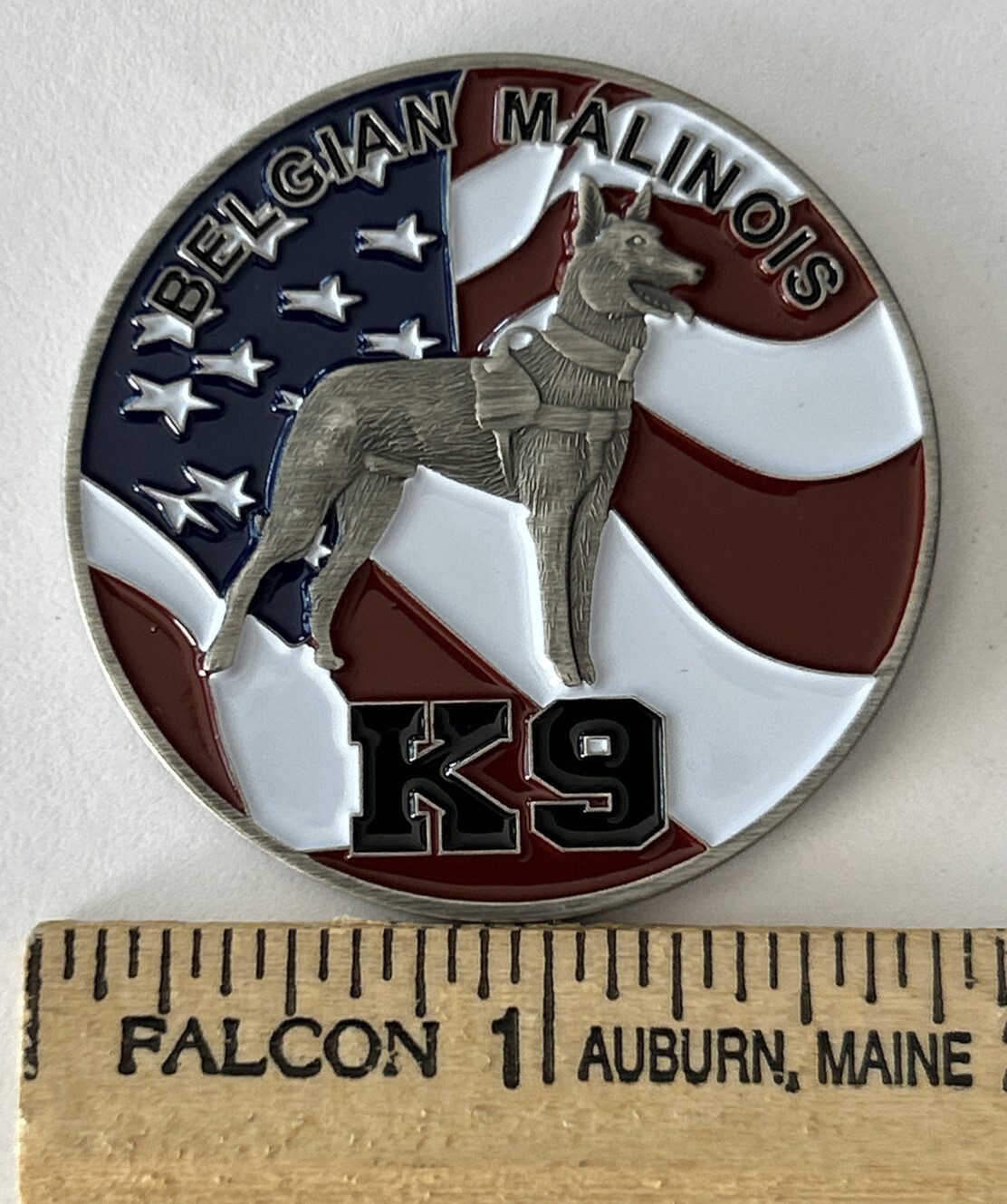 FBI K9 Belgian Malinois Hero Challenge Coin
