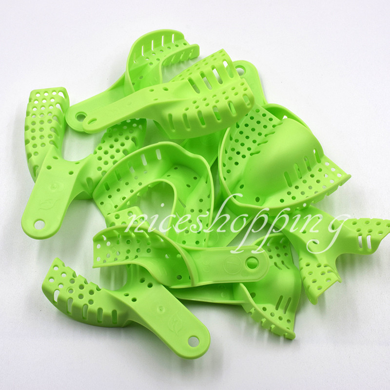 Dental Orthodontic Supply Impression Trays Autoclavable Central 10 pcs Denture