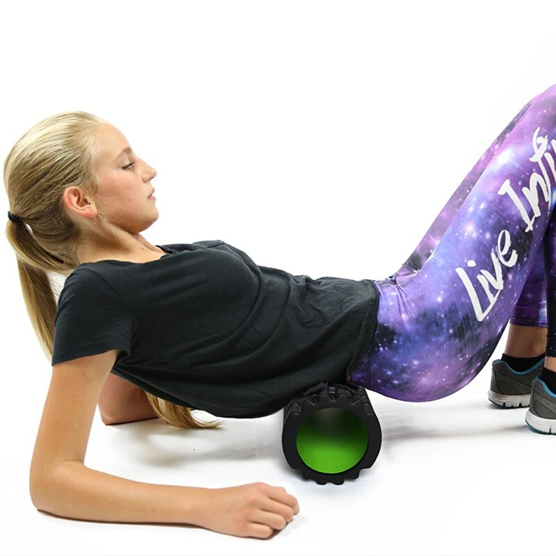 45cm Massage EVA Yoga Column Foam Roller Training Fitness Pilates Gym Exercise