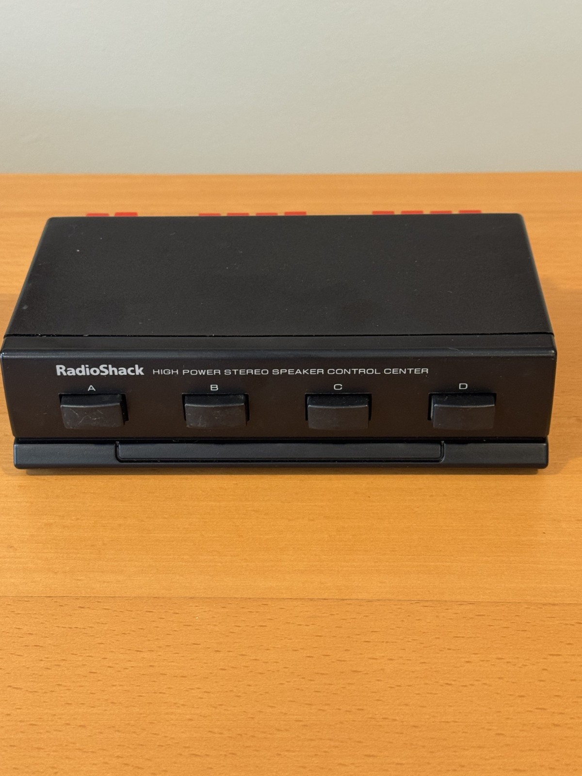 RadioShack 40-244 High Power Stereo Control Center 4 Way Speaker Selector Switch