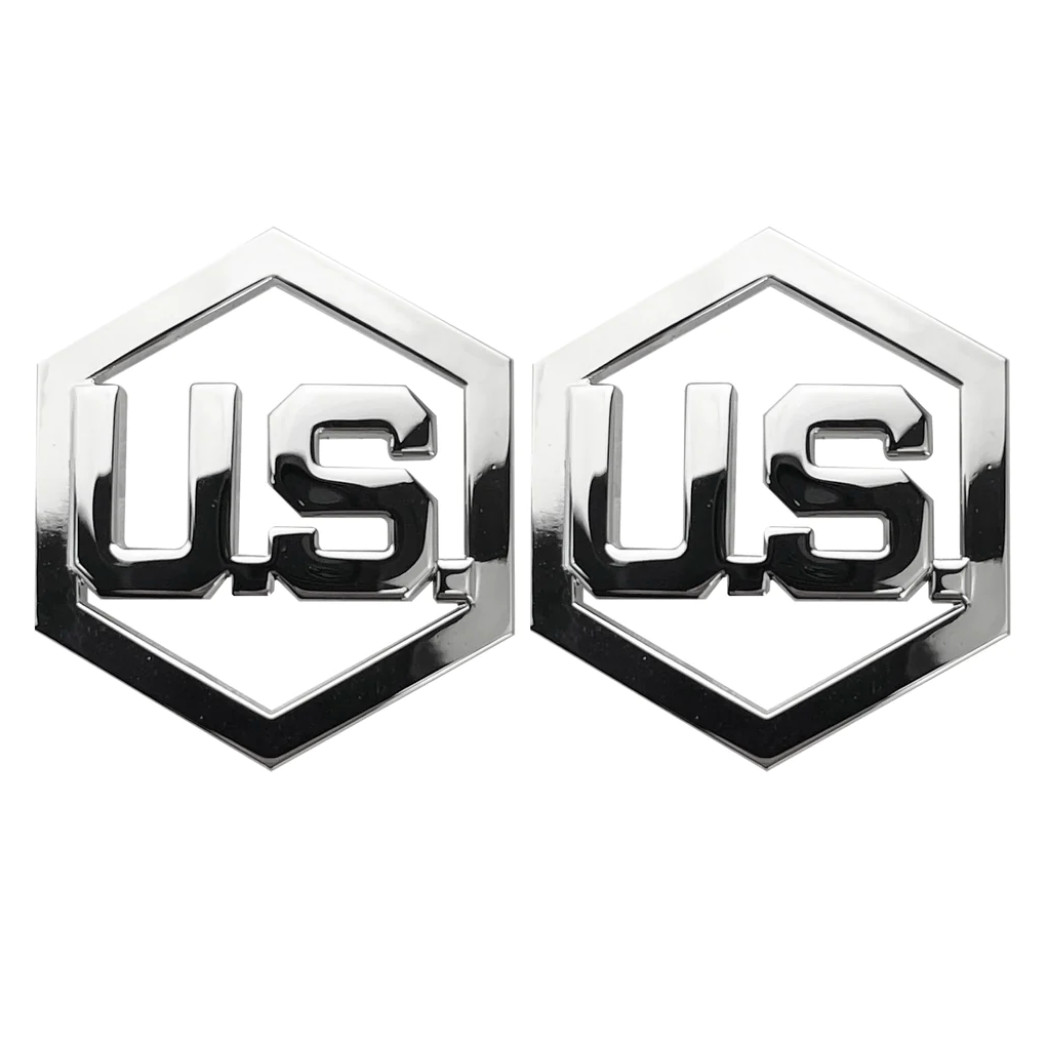 GENUINE U.S. SPACE FORCE COLLAR DEVICE "U.S." ENLISTED