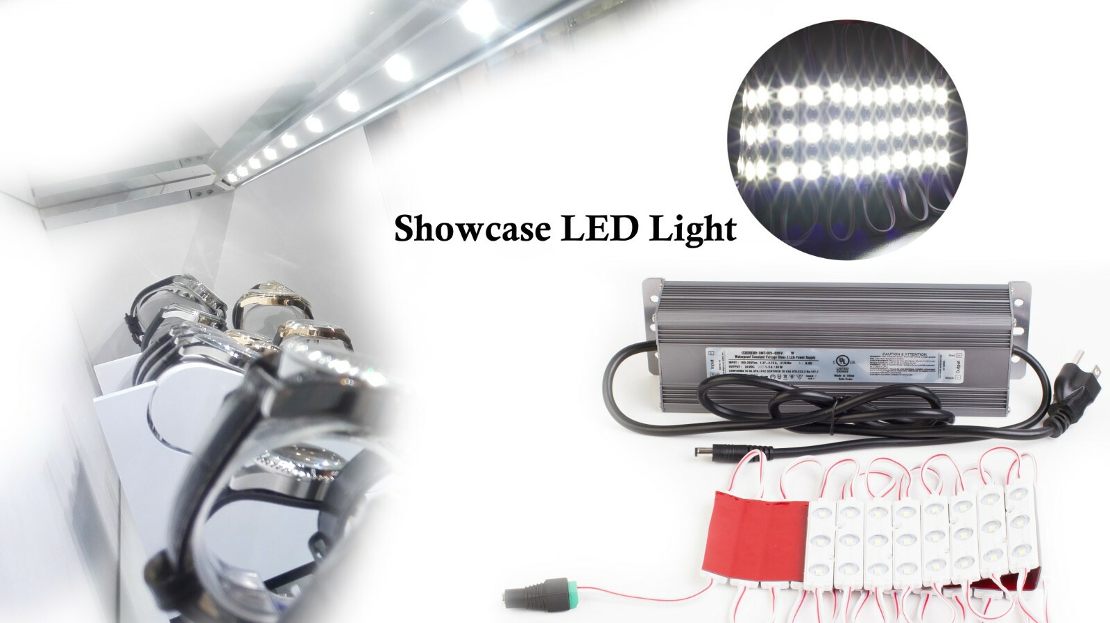 Showcase LED Light 24v Brightest for Retail Jewelry Display Under Cabinet Pantry
