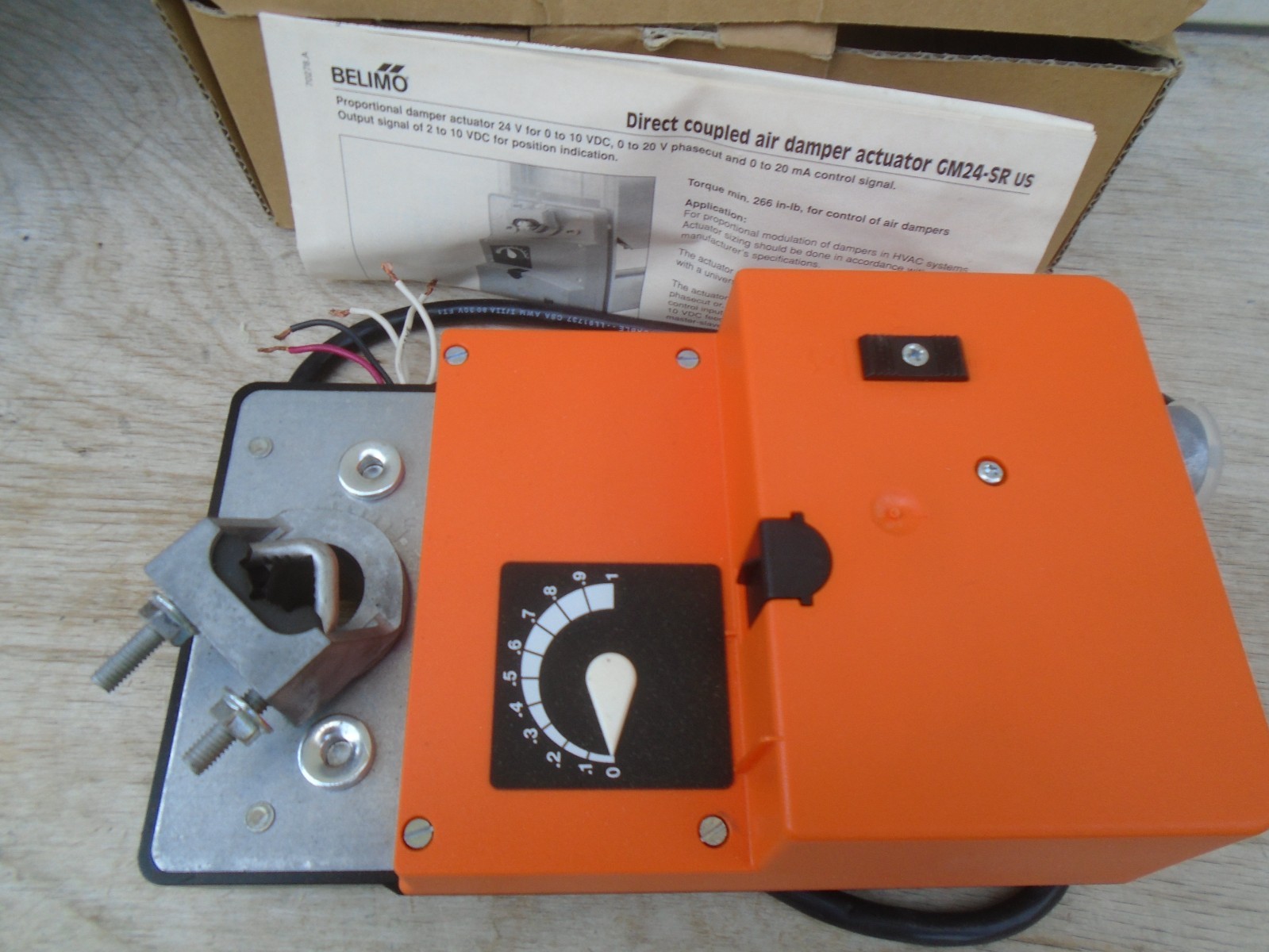 NOS Belimo Direct Coupled Air Damper Actuator GM24-SR US 24VAC
