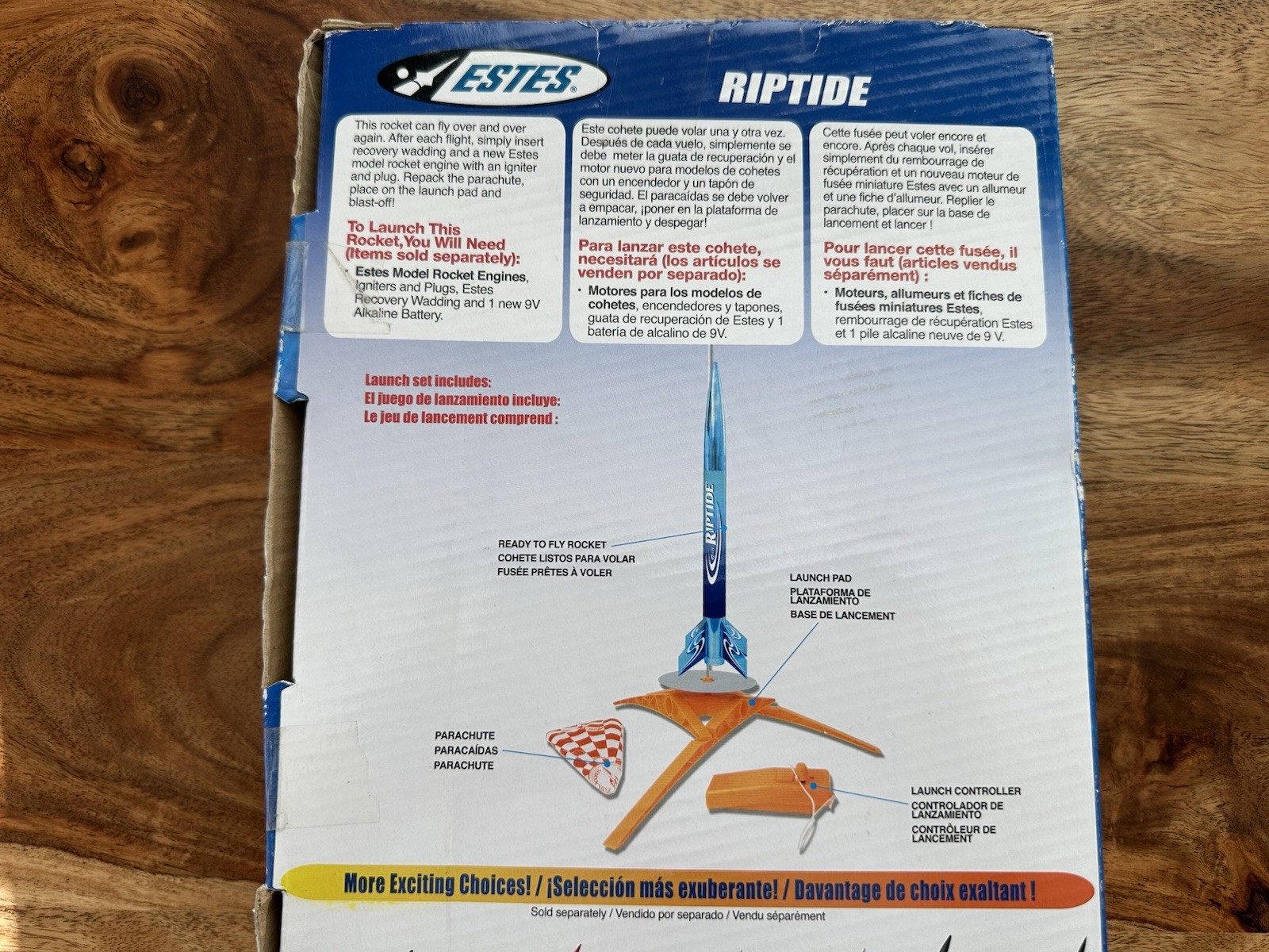 ESTES Model Rocket Starter Sets Patriot #1843 & Riptide #1403 *NO ENGINES*