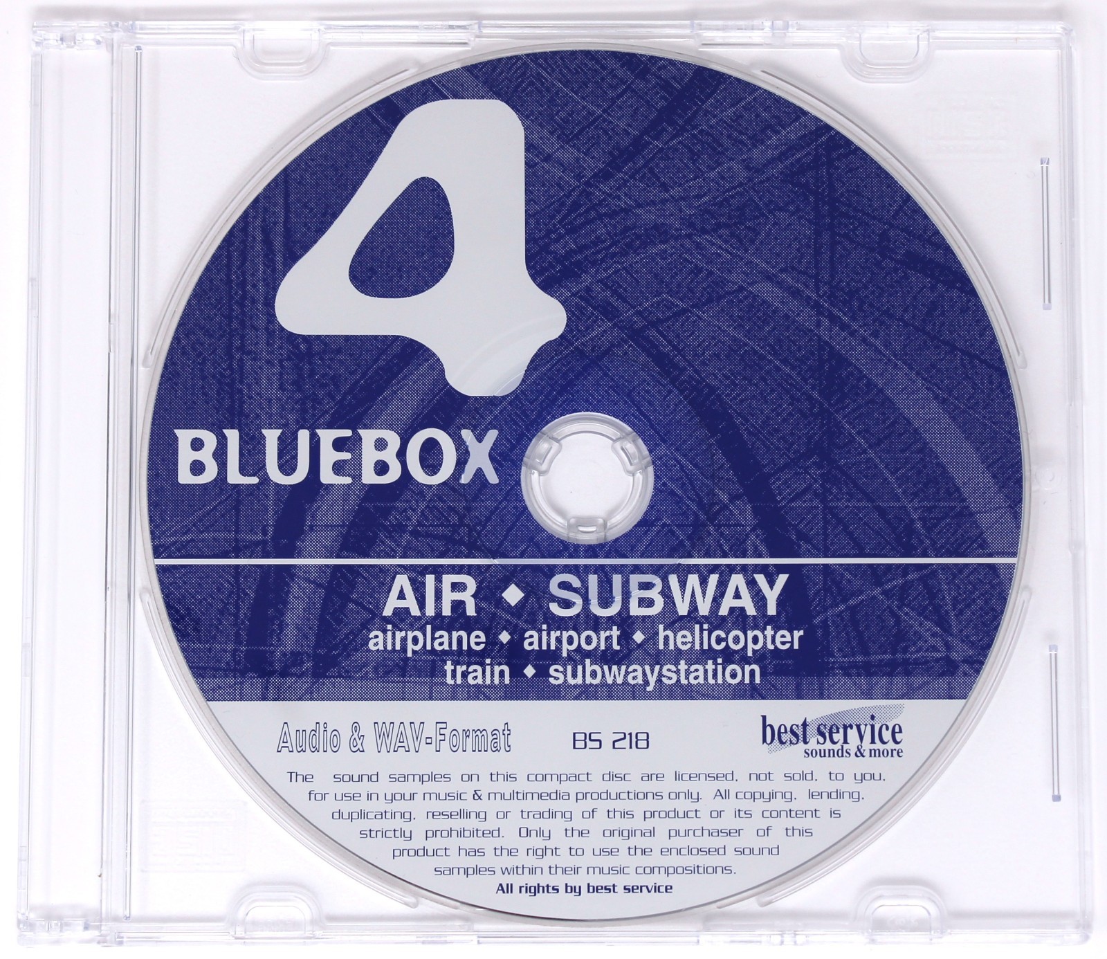 Best Service Blue Box Sound Effects Sample Library/Sampling 17 CD Set