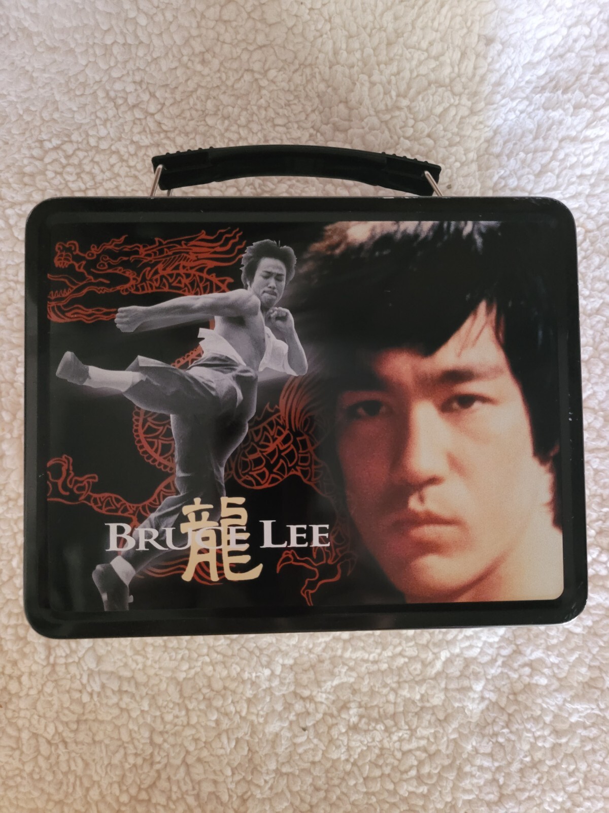 Bruce Lee Metal Lunch Box with Drink Container Limited Edition Neca