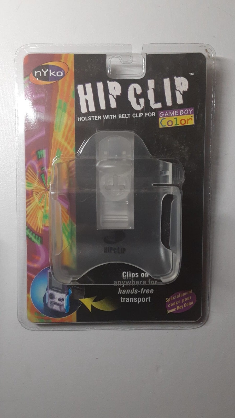 Nyko Hip Clip Clear Holster  Belt Clip Game Boy Color
