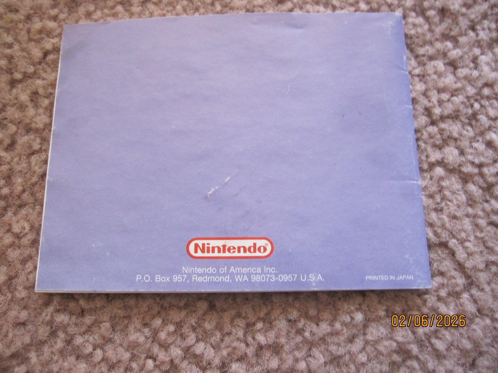 Tetris Instruction Booklet by Nintendo