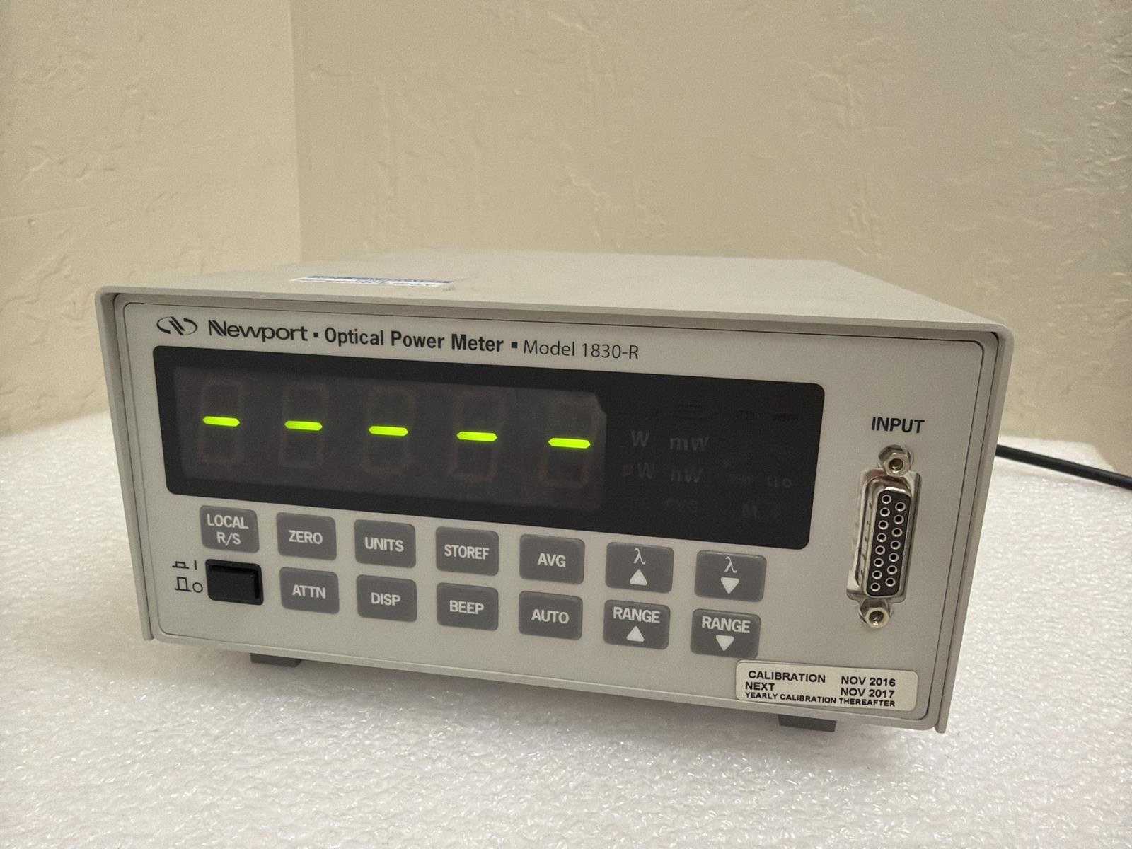 NEWPORT 1830-R OPTICAL POWER METER 1830-R-GPIB