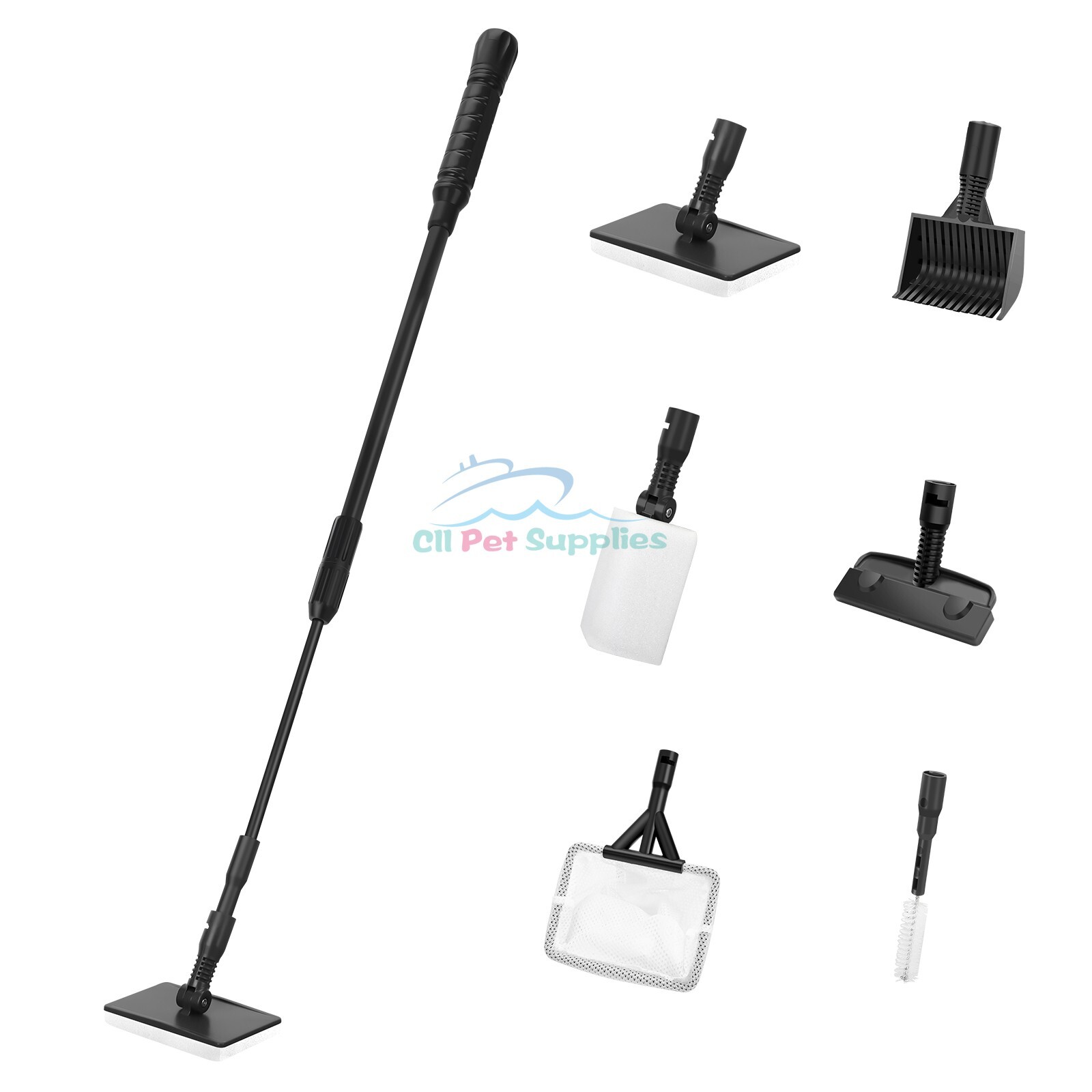 AQUANEAT Fish Tank Cleaning Tools, 6 in 1 Aquarium Cleaning Tools