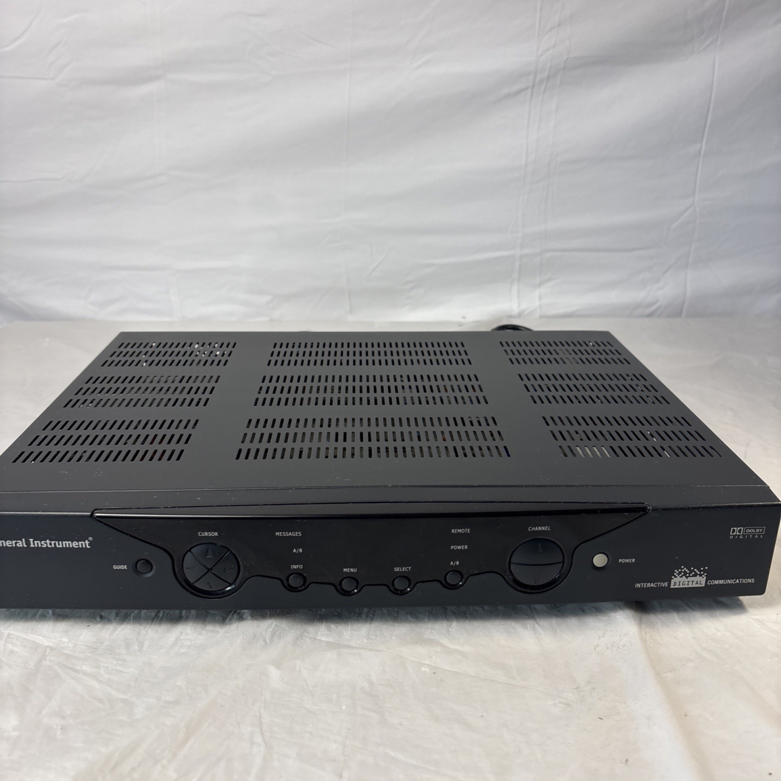 General Instruments Interactive Digital Communications CATV Converter untested