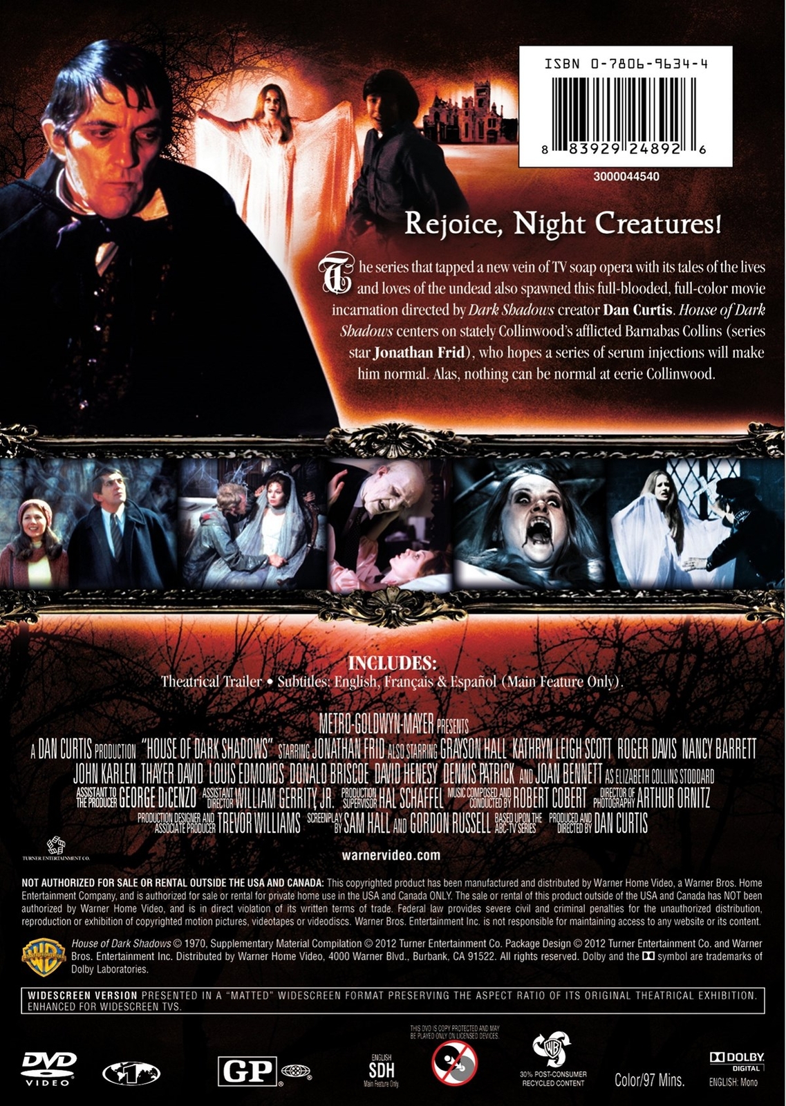 House of Dark Shadows DVD NEW