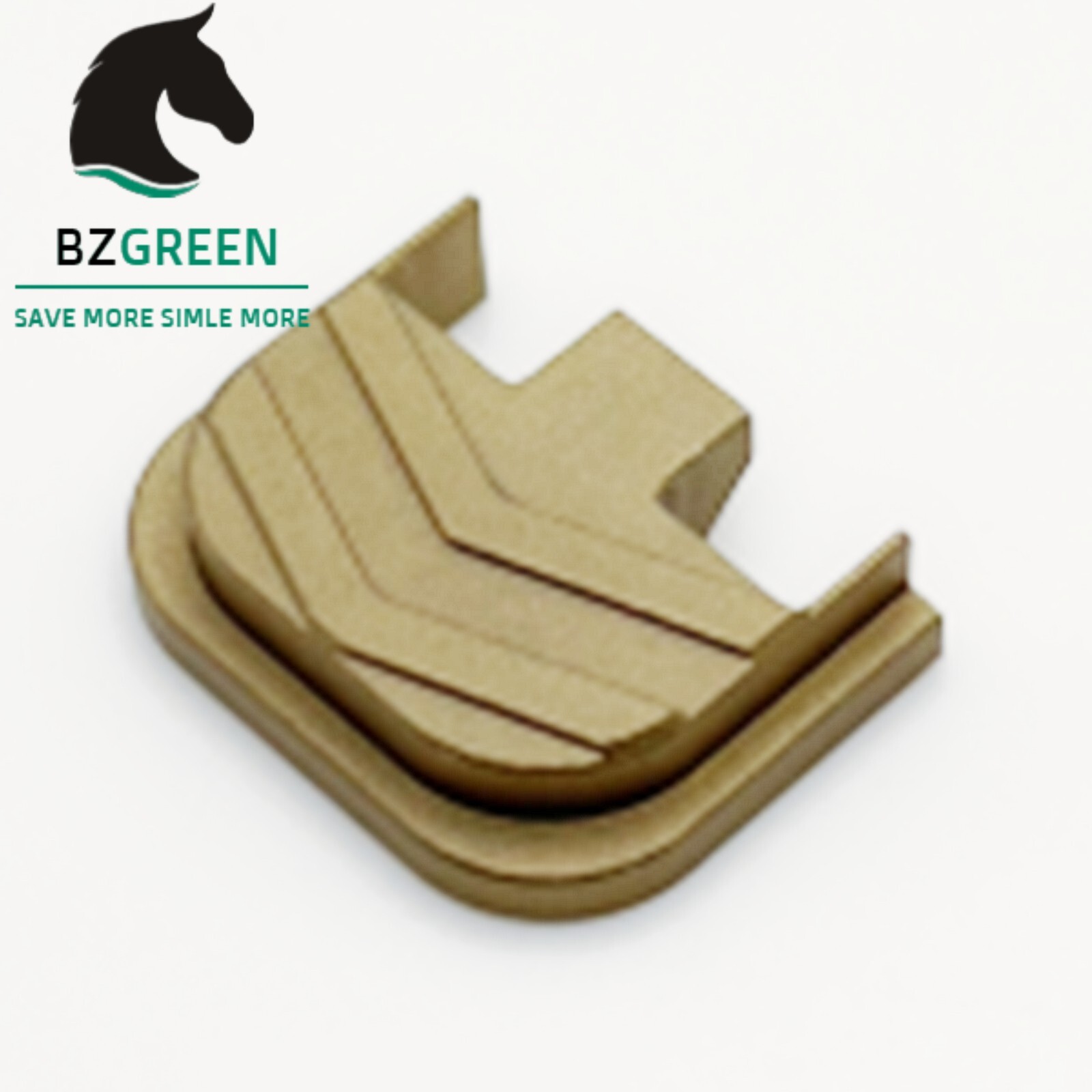 3D Cover Slide Plate for Glock Gen1-5 17 20 21 23 24 25 26 Aluminum Tan Color