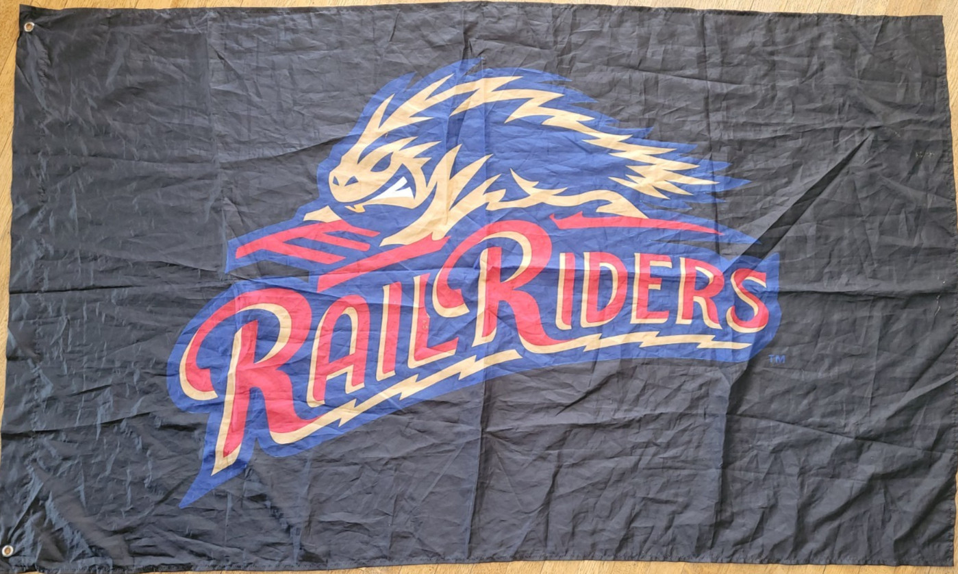 Scranton/Wilkes-Barre RailRiders Flag Banner 34" x 59"
