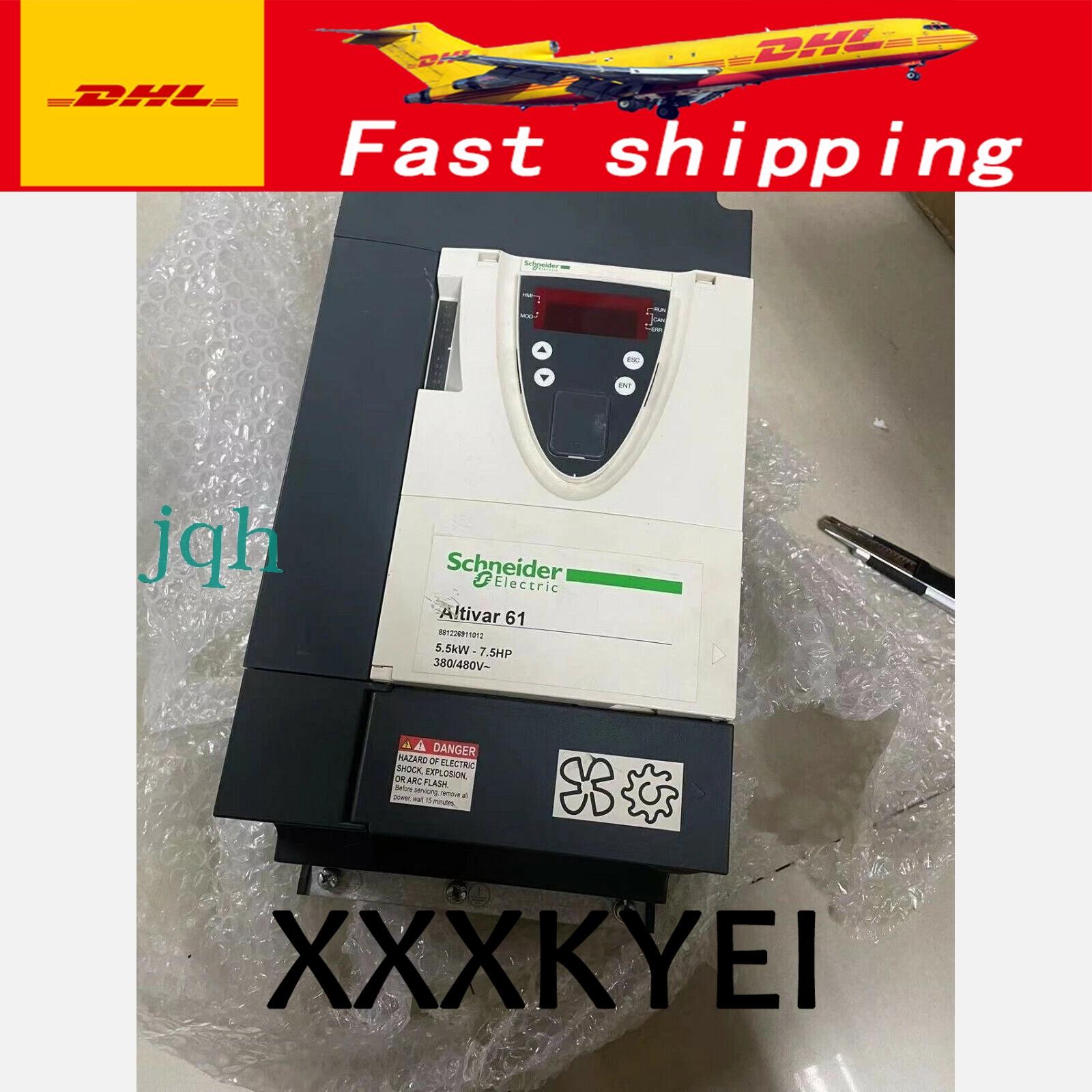 1PC USED inverter ATV61HU55N4Z 5.5KW 380V DHL or EMS #L1743