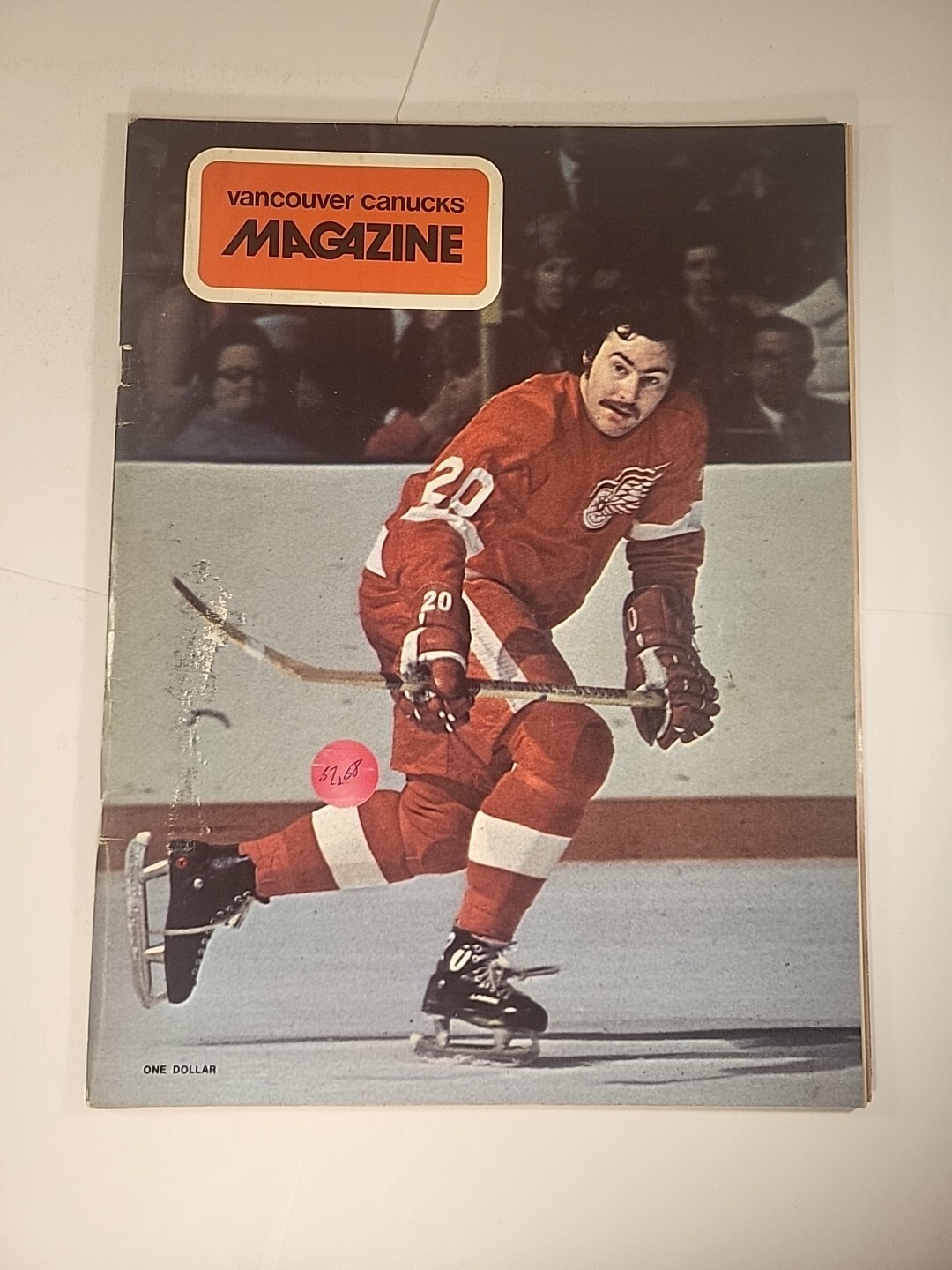 Vancouver Canucks Magazine- Oct.26 1973- Vol.4 No.6- Mickey Redmond Cover!