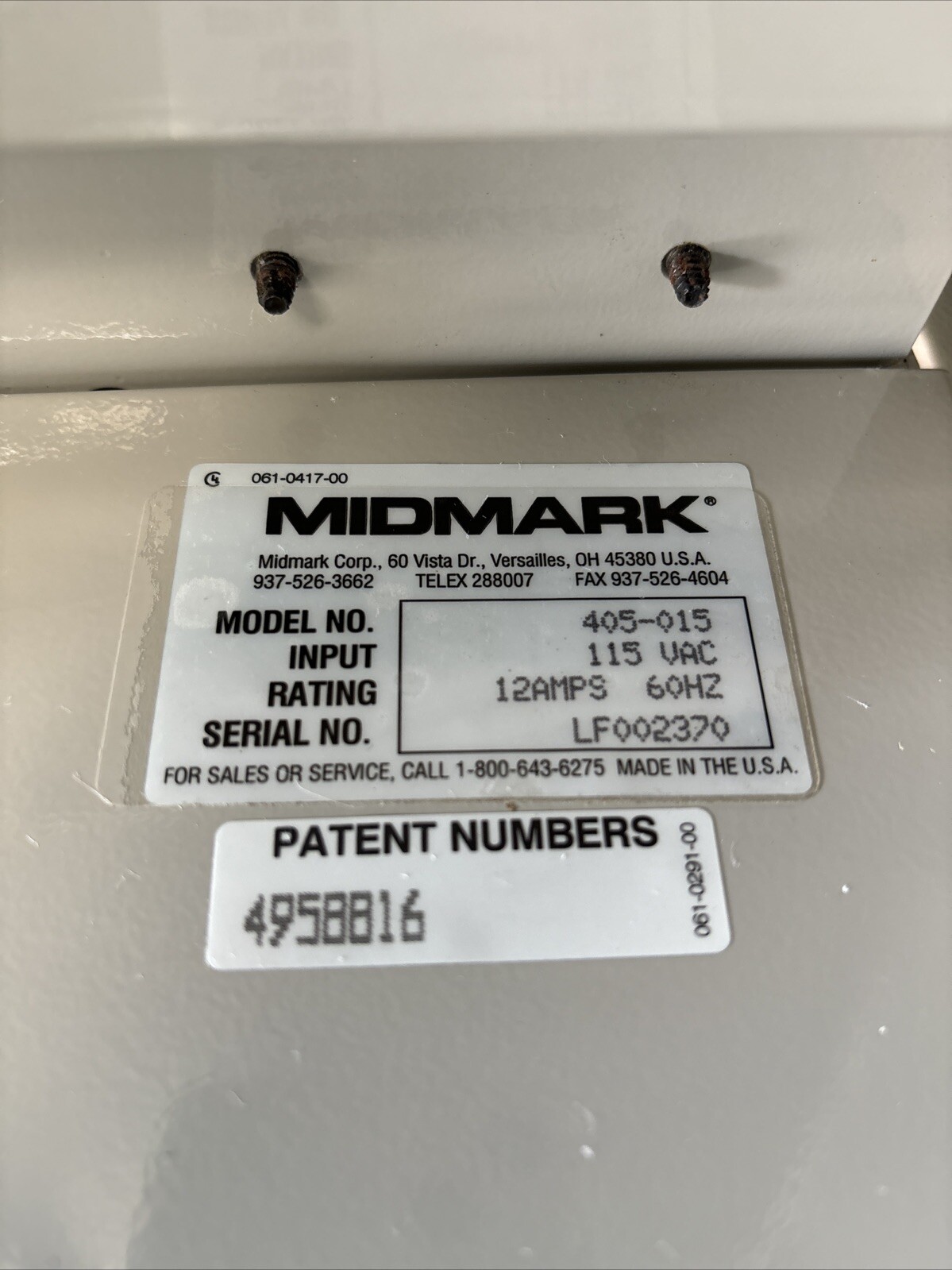 Midmark 405 Exam Table w/Foot Switch (Blue) *FL Delivery Available*